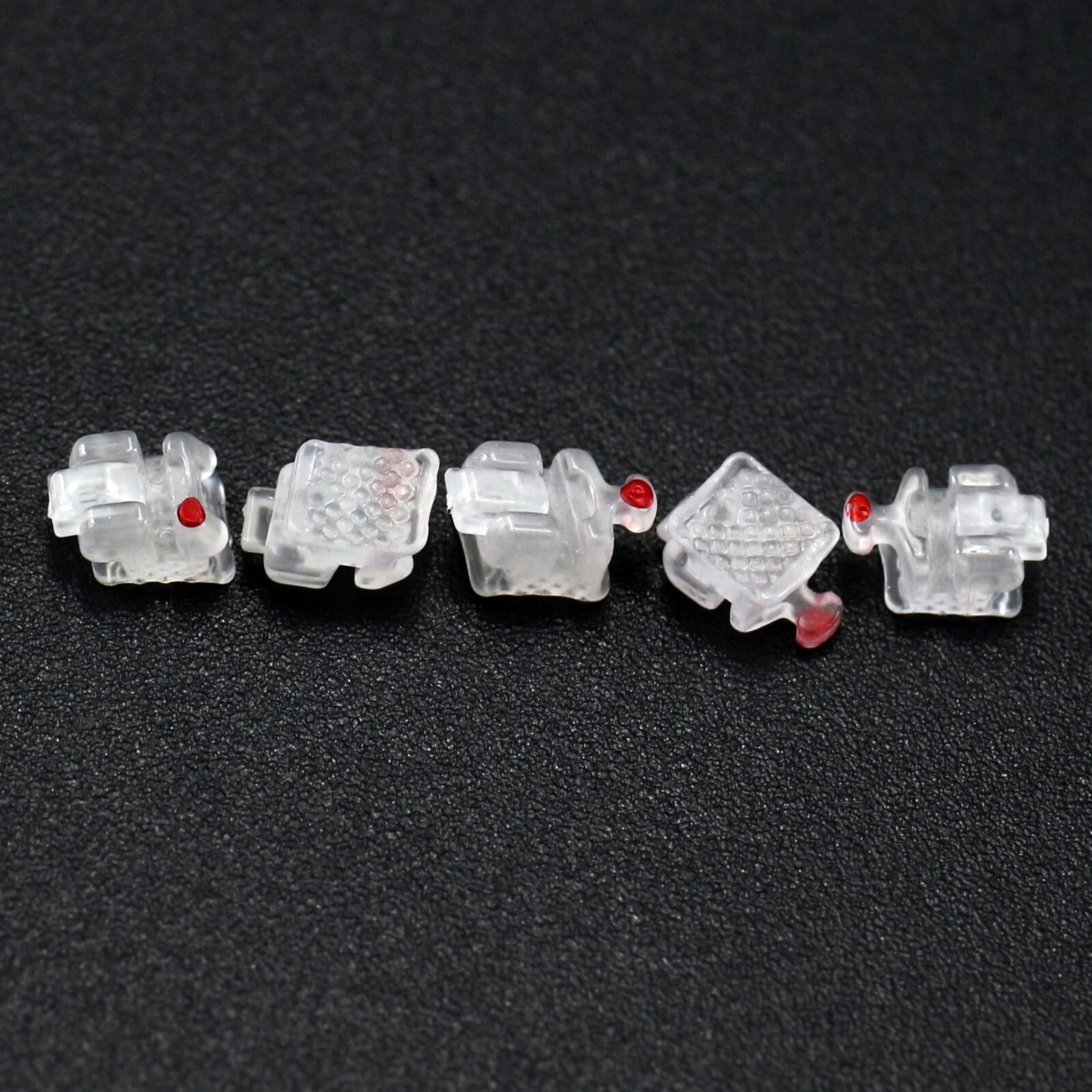 Dental Orthodontic Self Ligating Brackets Braces Ceramic Roth MBT 022 345 Ormco