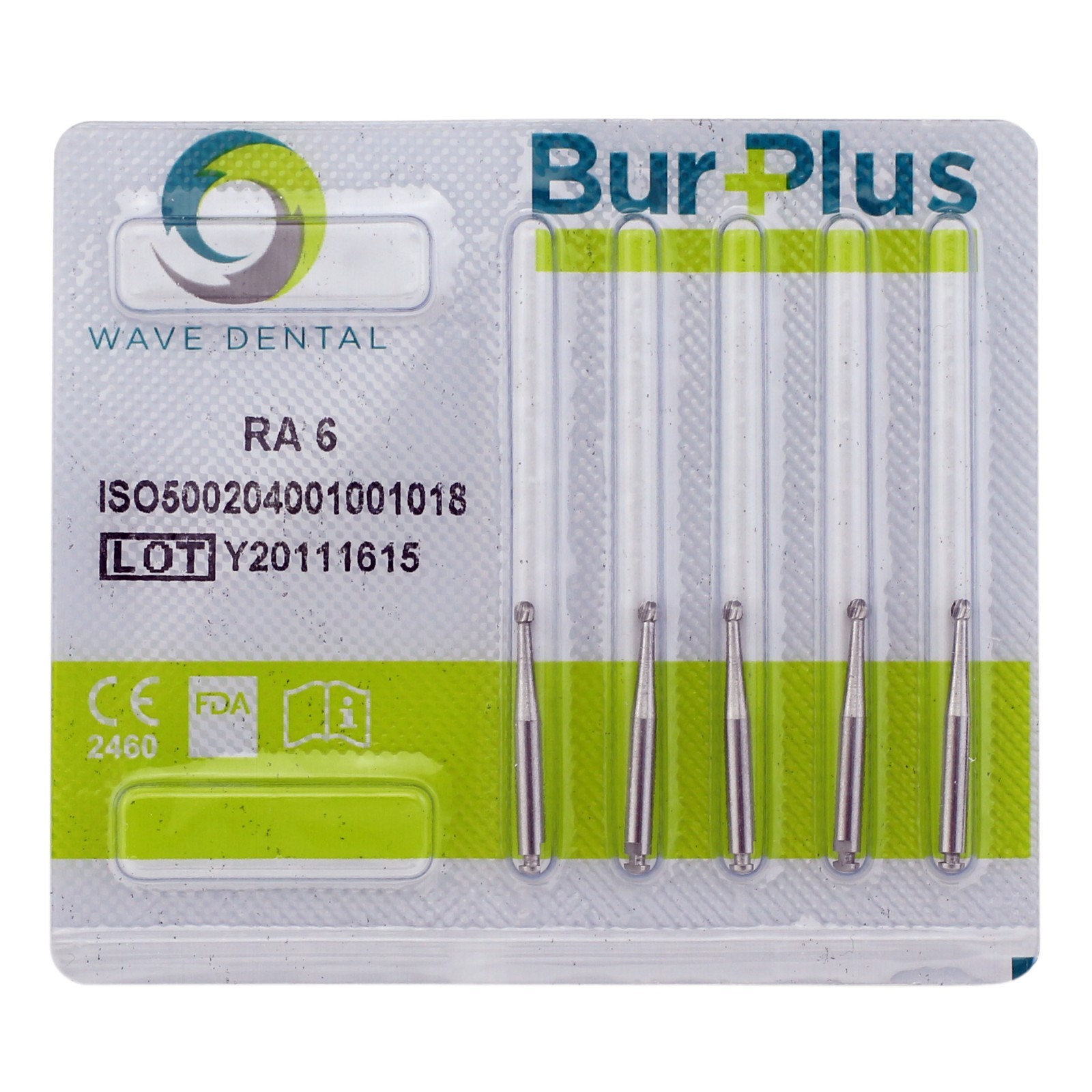 Wave Dental Latch Carbide Bur RA6 Round 22mm Ball Bur for Low Speed Contra Angle
