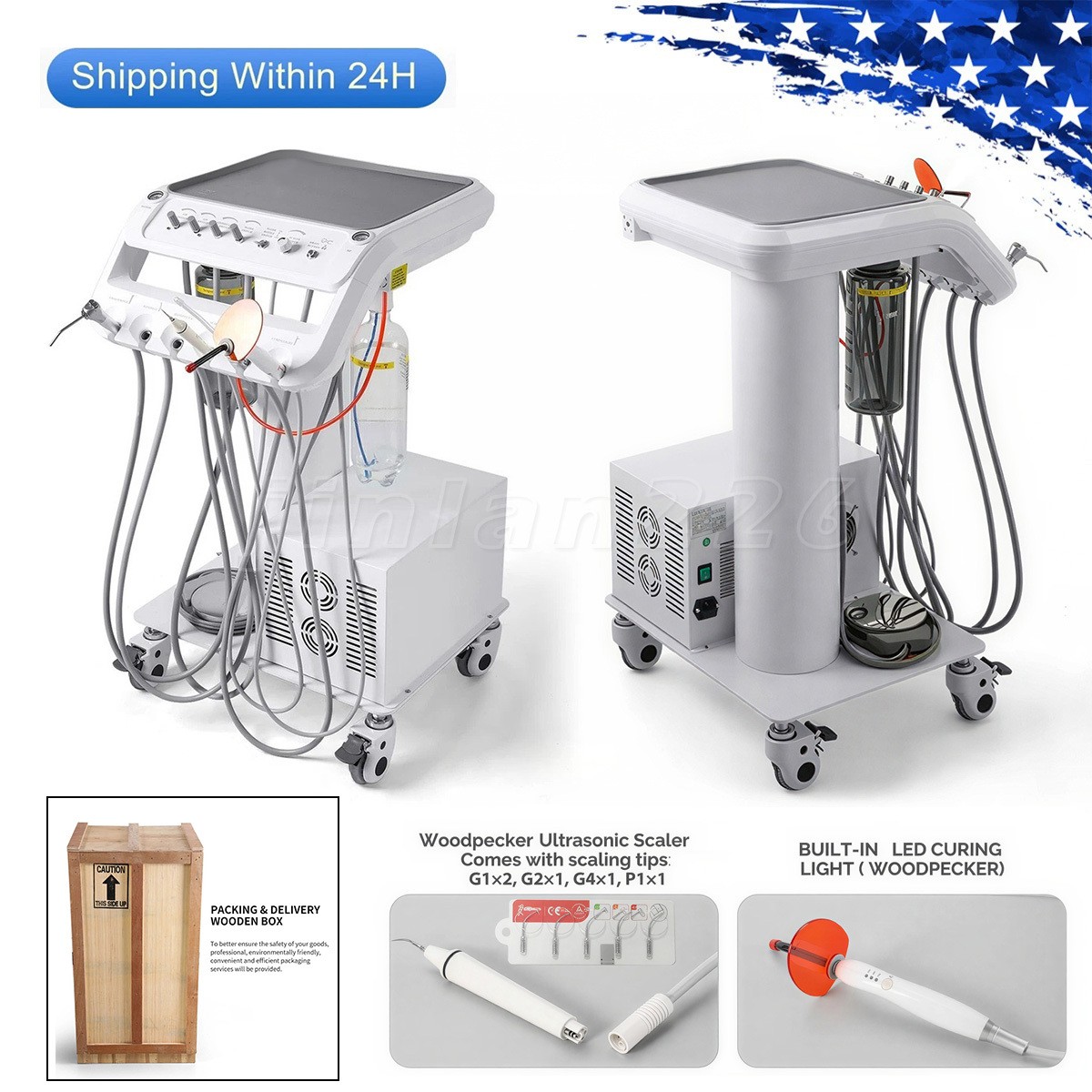 Veterinary Dental Unit Portable Animal Machine Mobile Dental Unit