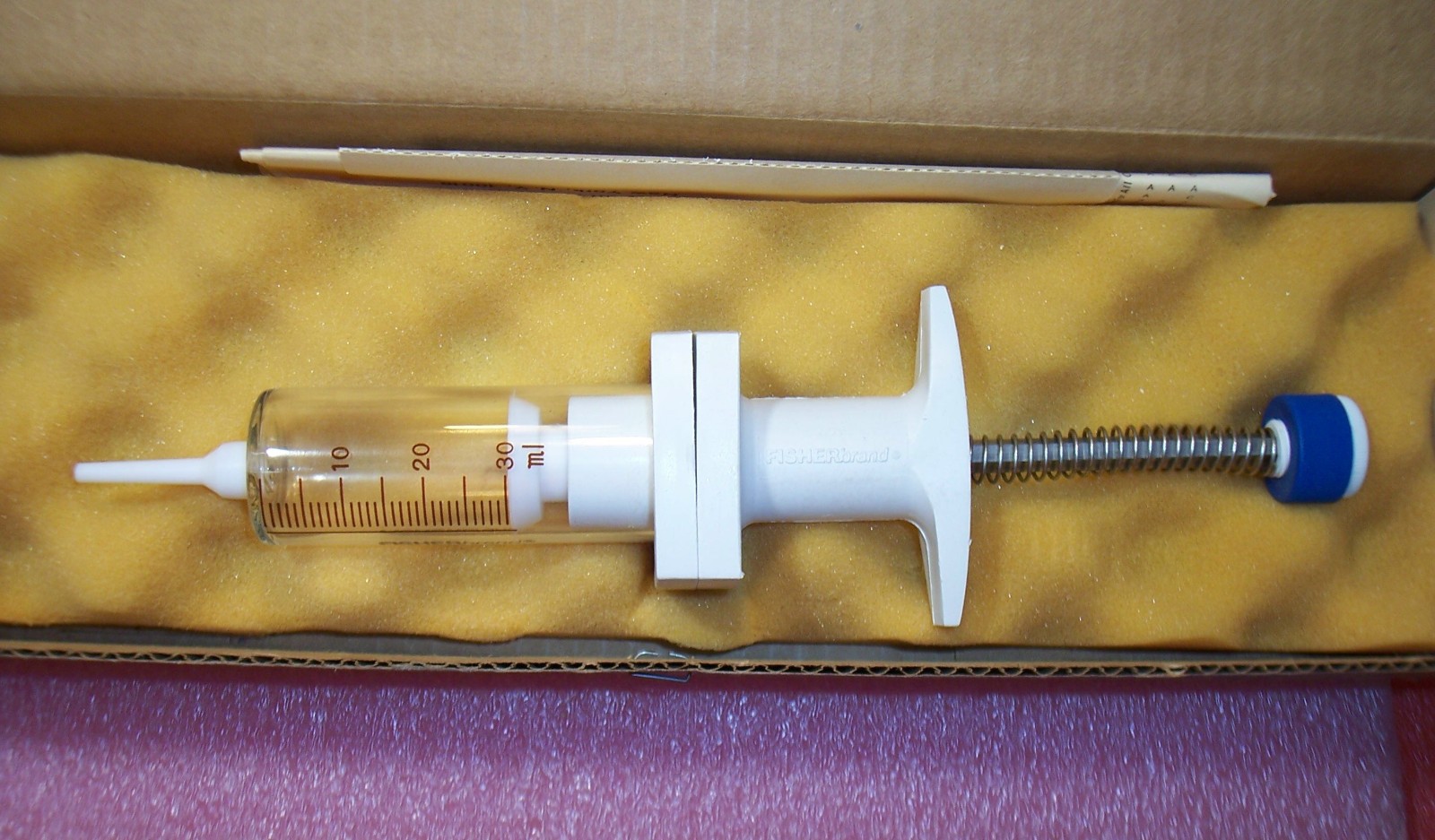 13-689-133D FISHERbrand 30ml “VARIPET” TEFLON VARIABLE VOLUME REPEATABLE PIPETTE