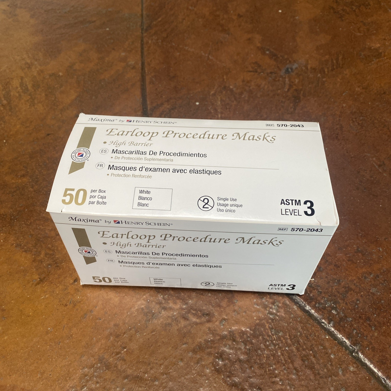Maxima Medical Ear-Loop Procedure Face Masks ASTM Level 3 50pcs High Barrier