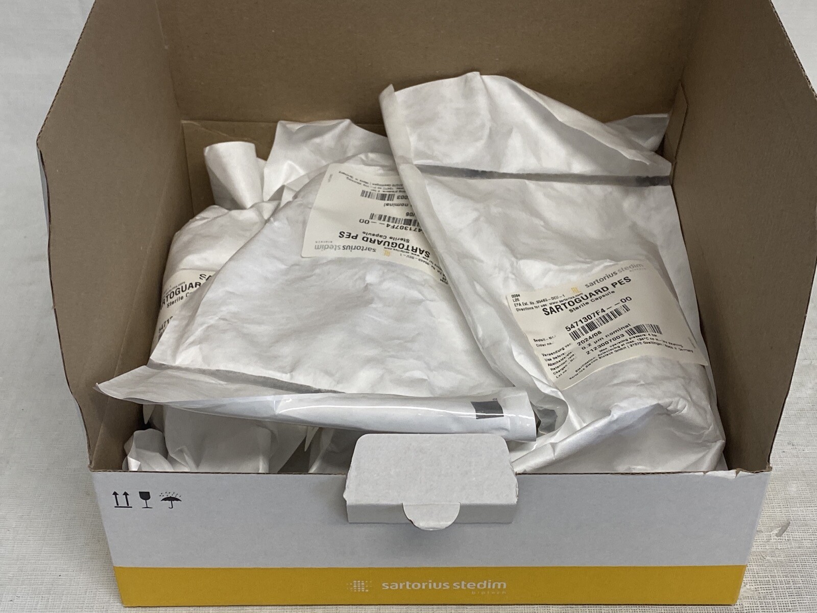 (5/Pk) SARTORIUS Sartoguard PES Capsule Filters 0.2um Sterile 5471307F4-00-B
