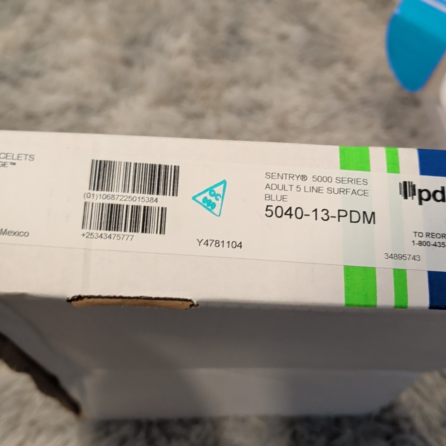 PDC Healthcare Sentry Superband 5040-13-PDM Polyester Adult Imprinter Style W…
