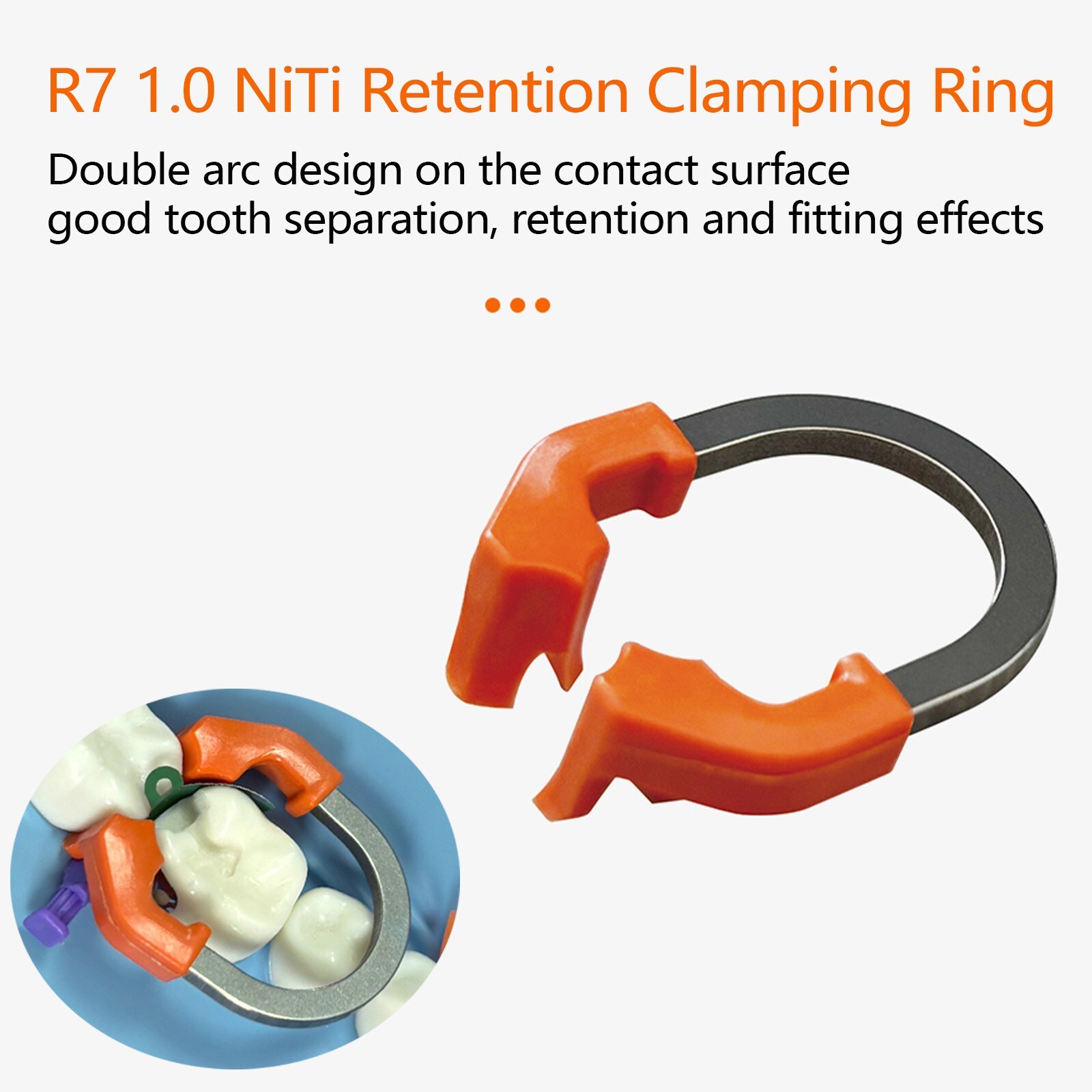 Dental Matrix Band Ring NITI Sectional Matrice Clamp Ring Fit Palodent V3 System