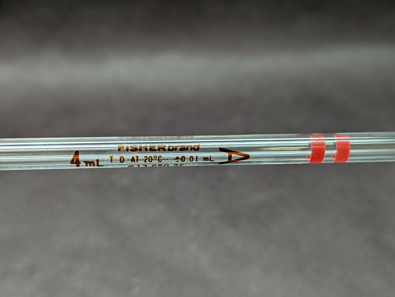 FISHERBRAND Glass Class A 0.5-40mL Bulb Volumetric Reusable Pipette Pipet 13-650