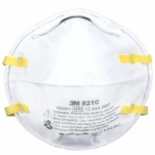 3M 8210 N95 Disposable Respirator Dust Mask | Case of 160 Masks | EXP 7/25 | New