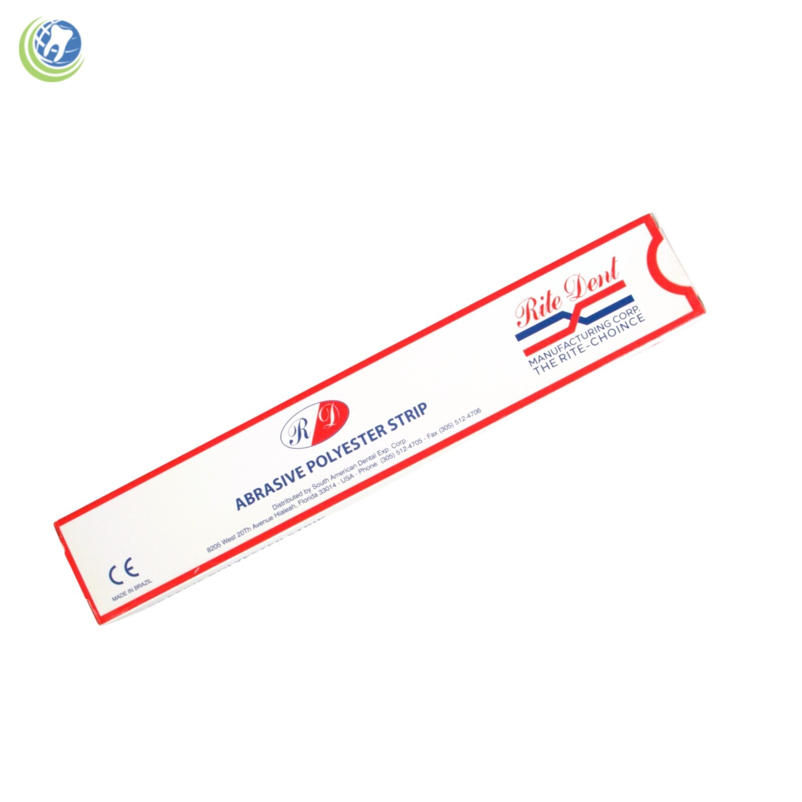 3 X Dental Polishing Strips Narrow 2.5mm Polyester Fine/Medium One-Side 100/Box