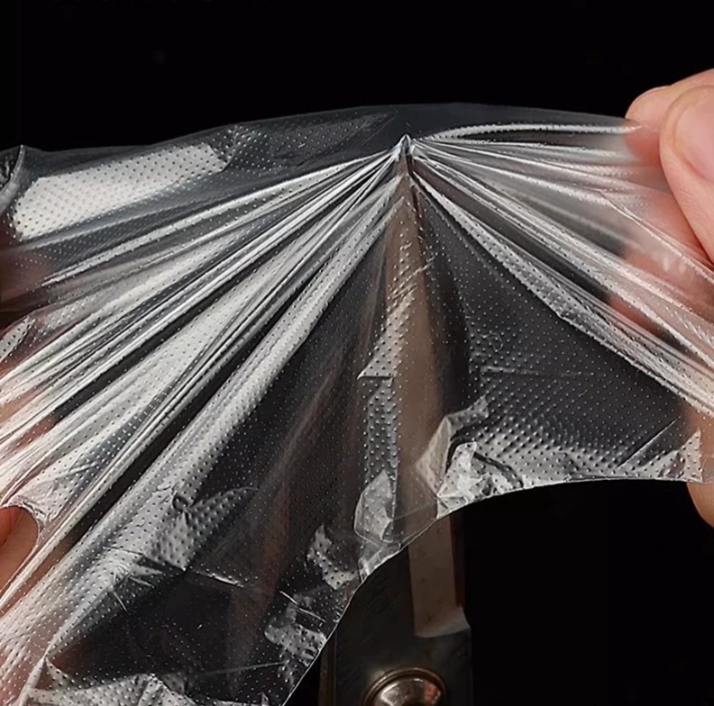 1000pcs Disposable Poly Gloves Food Service Clear One Size PE Gloves