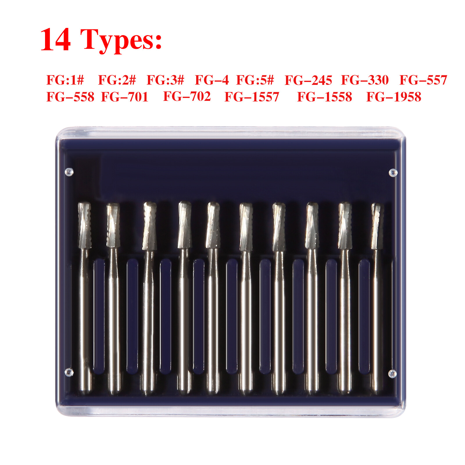Dental FG Fresas de carburo de tungsteno Fit Alta Velocidad pieza de mano