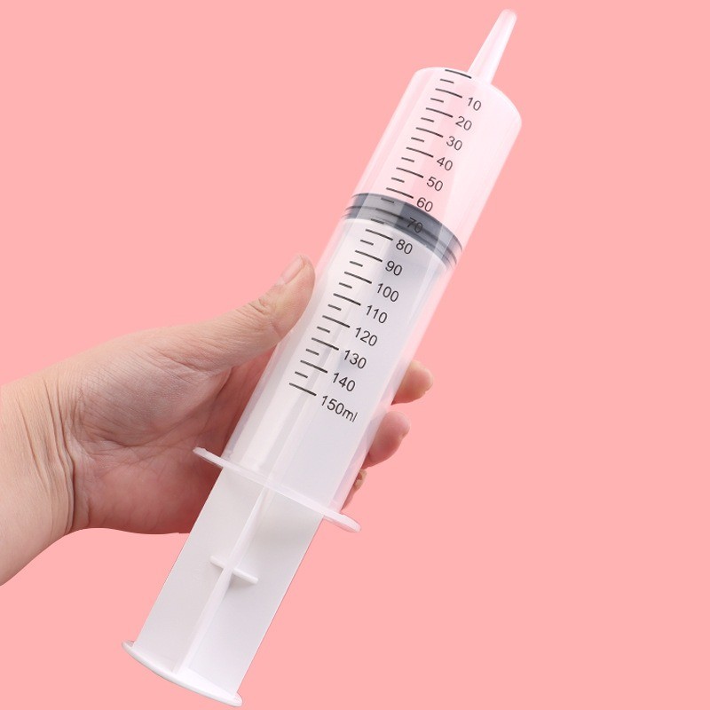 60-350ML Reusable Big Large Plastic Hydroponics Nutrient Measuring Syringe