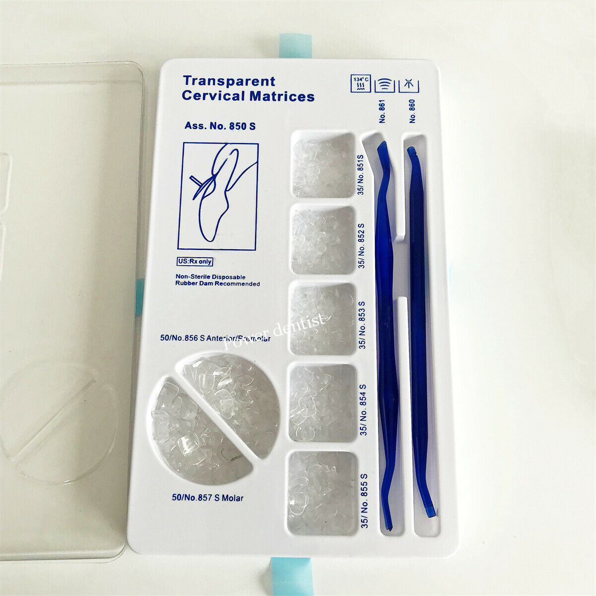 Dental Transparent Cervical Matrice Filling Materials Gingival Retractor Matrix