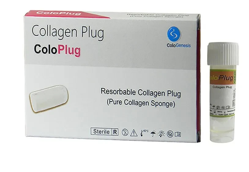 Cologenesis Colo Plug Sterile Collagen Sponge 8 X 20 mm PLUG0820 Free Shipping