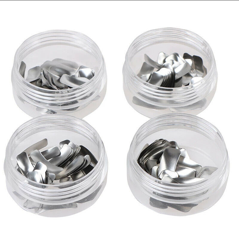 50 Pcs/box Dental Sectional Contoured System Metal Matrices Refill Matrix Bands