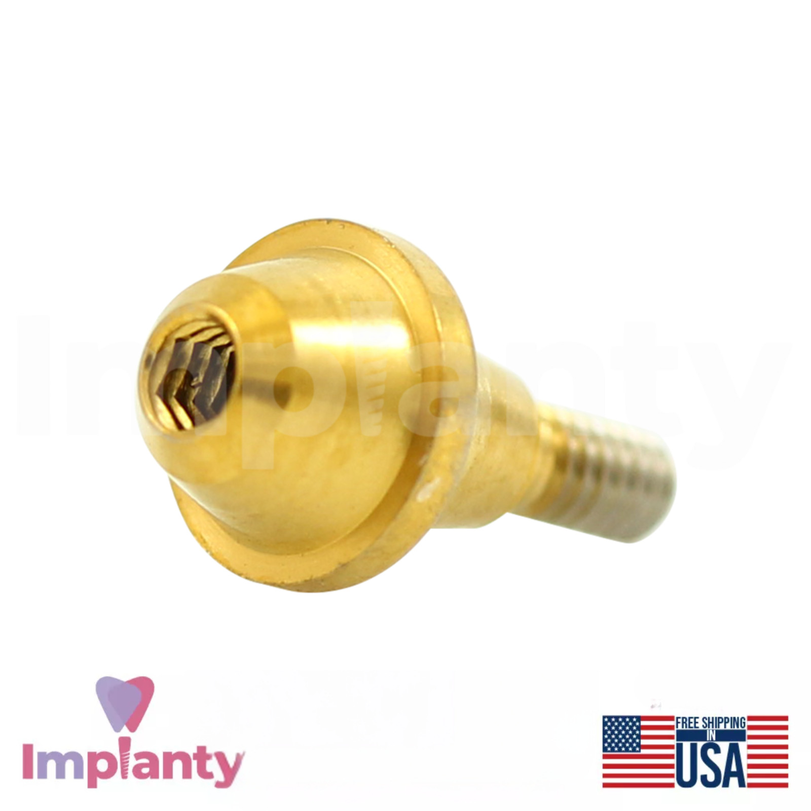 5x Dental Straight Multi Unit NP Conical Connection 2.25mm Plastic Sleeve Set