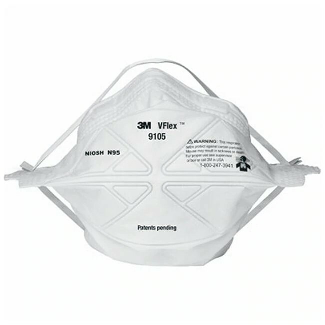 *50-Pieces* 3M VFlex Particulate Respirator N95 Protective Face Mask 9105