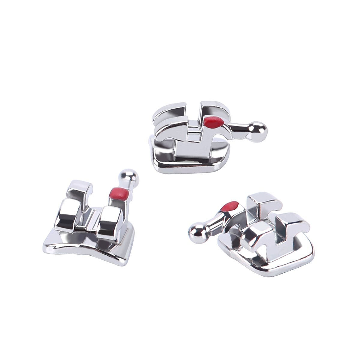 10X Dental Orthodontic Metal Brackets Braces MIM Mini Roth.018 Hooks 345 USA