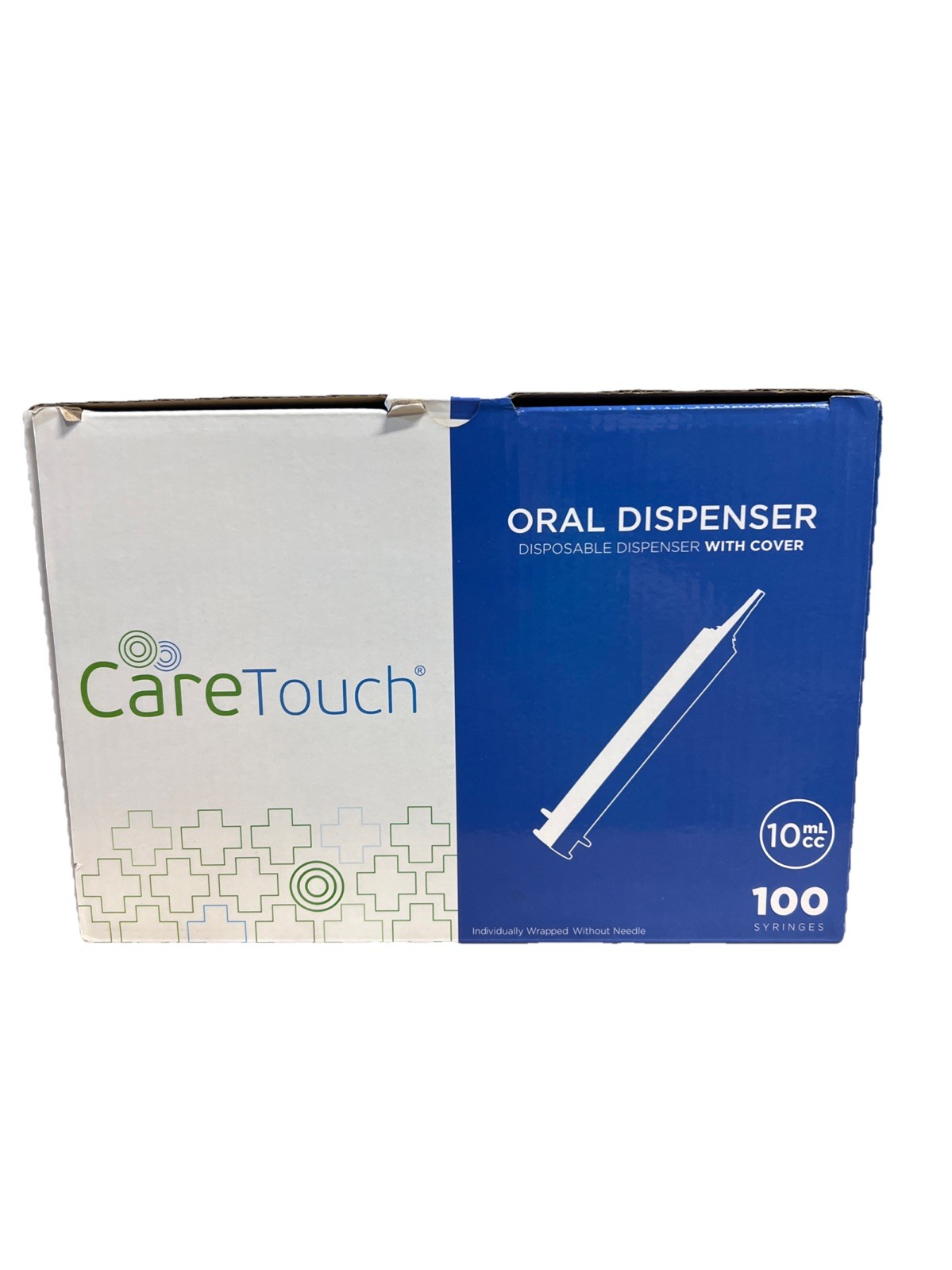 CareTouch Oral Dispenser – disposable dispenser wit cover – 100 syringes