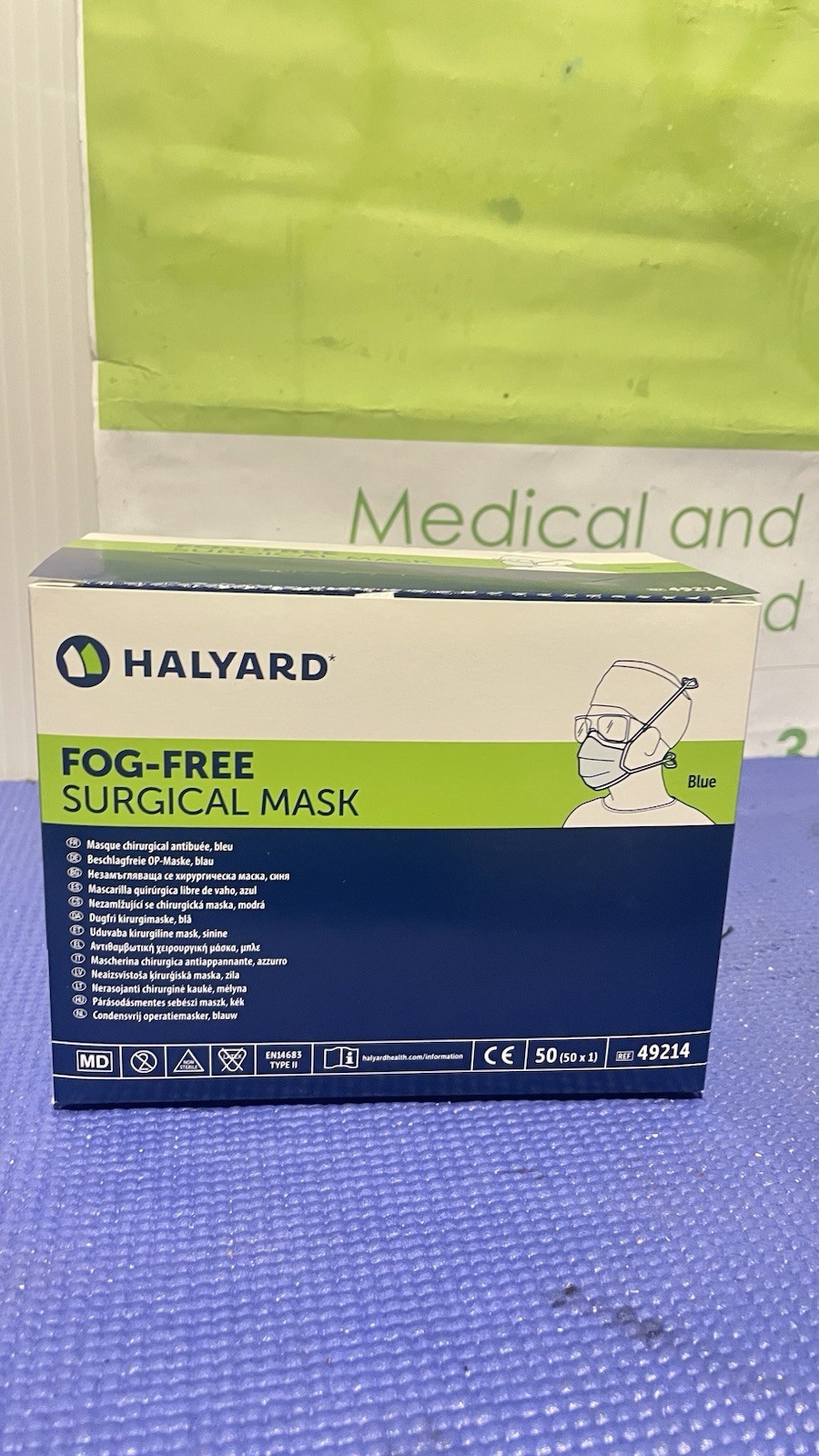FOG-FREE SURGICAL MASK /49214 free shipping 300 mask