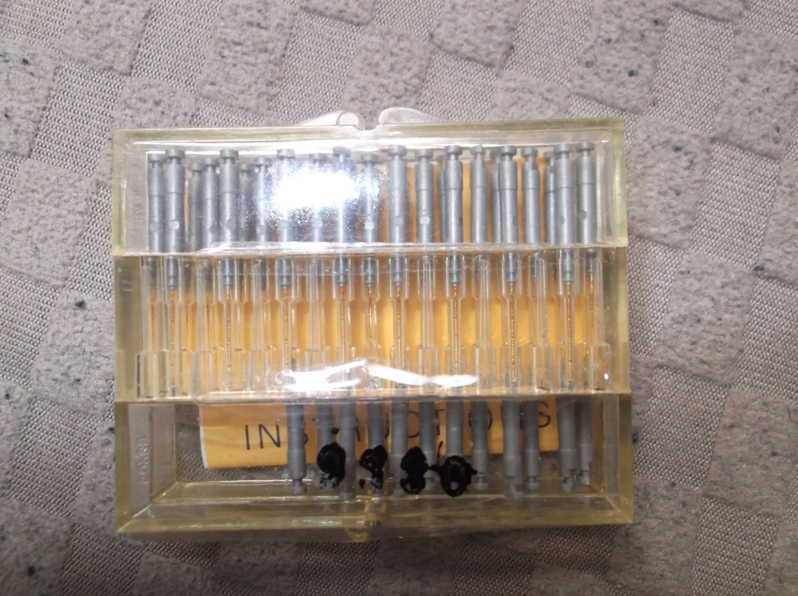TMS Dental pins (5) Boxes of Minum(silver) New and Used