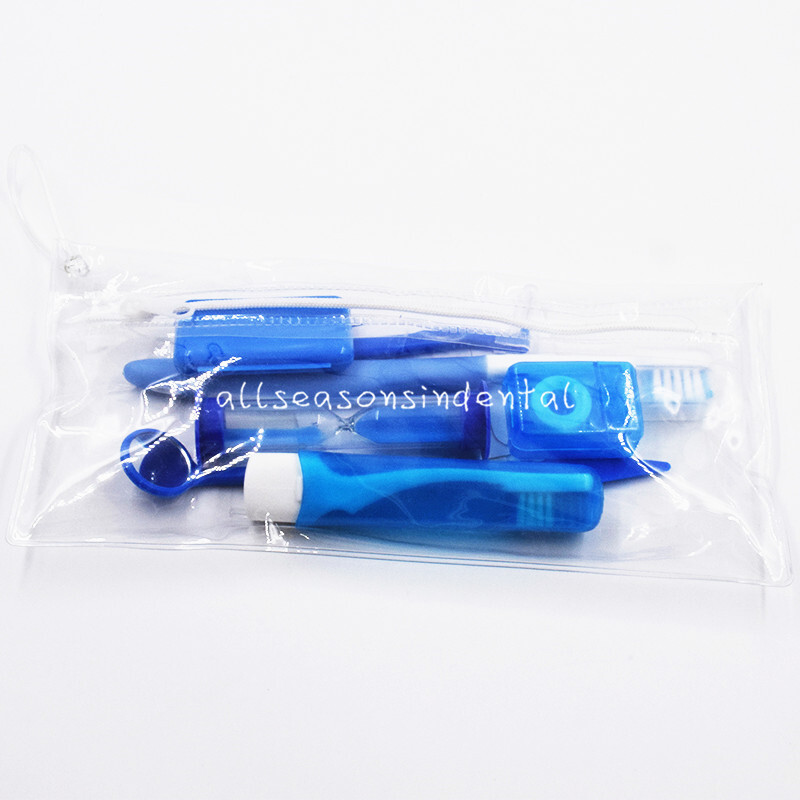 4 Colors Dental Orthodontic Brush Ties Toothbrush Brush Floss Oral Care Kit