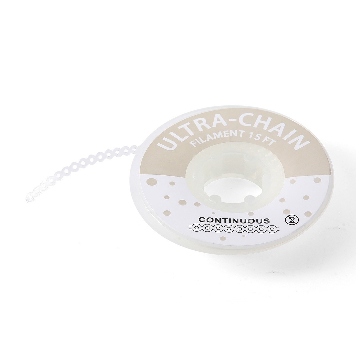 1x Dental Orthodontic Elastic Ultra Power Chain Long /Short /Closed Transparent