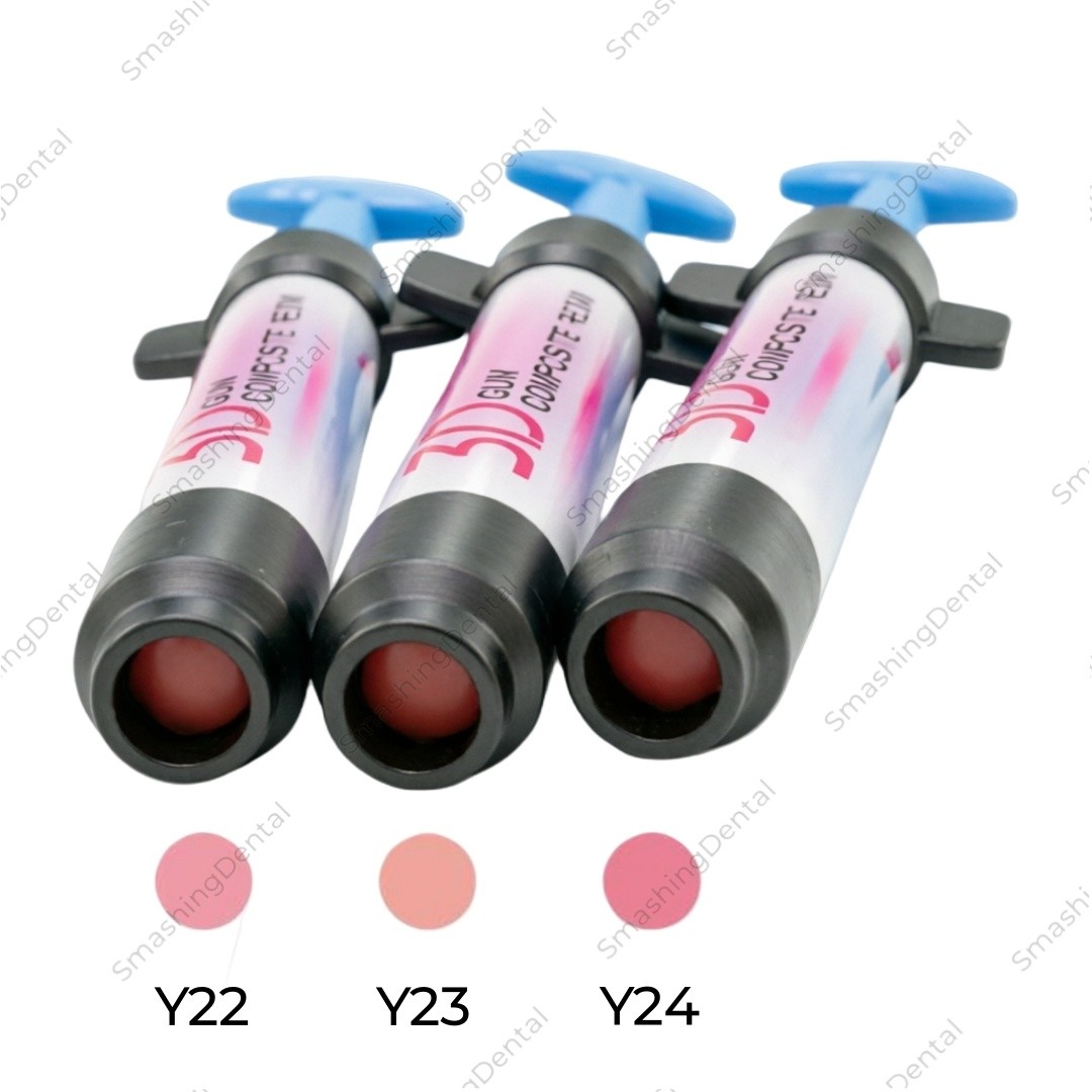 Dental Gingiva Resin 3D Gum Composite Resin Gingiva Aesthetic Pink Color 4g