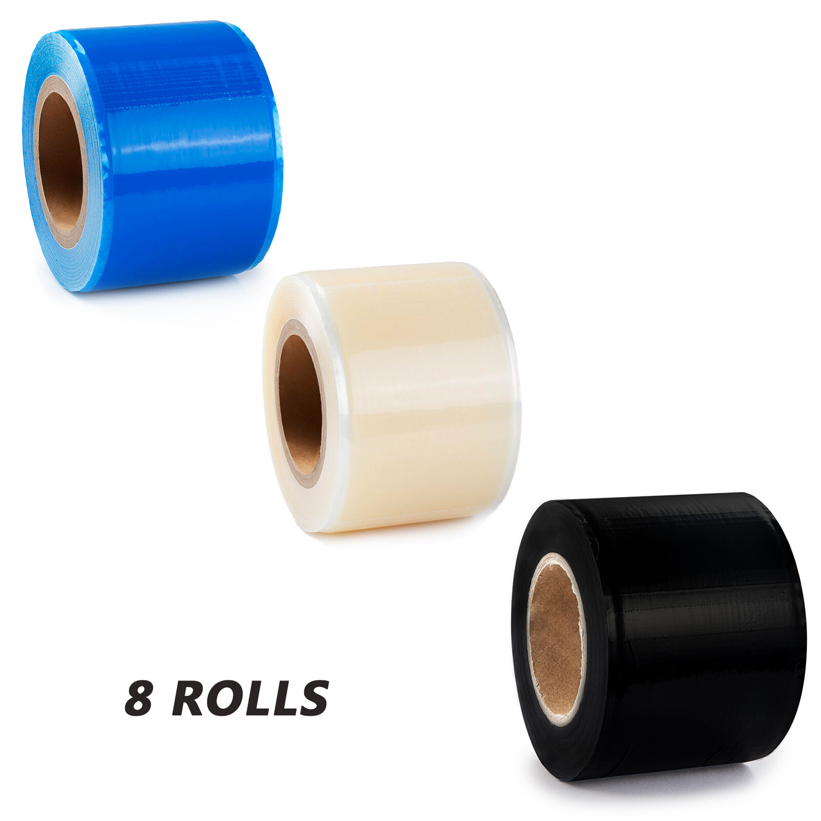 JMU Dental Barrier Film Tattoo 4″ x 6″ Barrier Tape Dental Barrier Film 8 Rolls