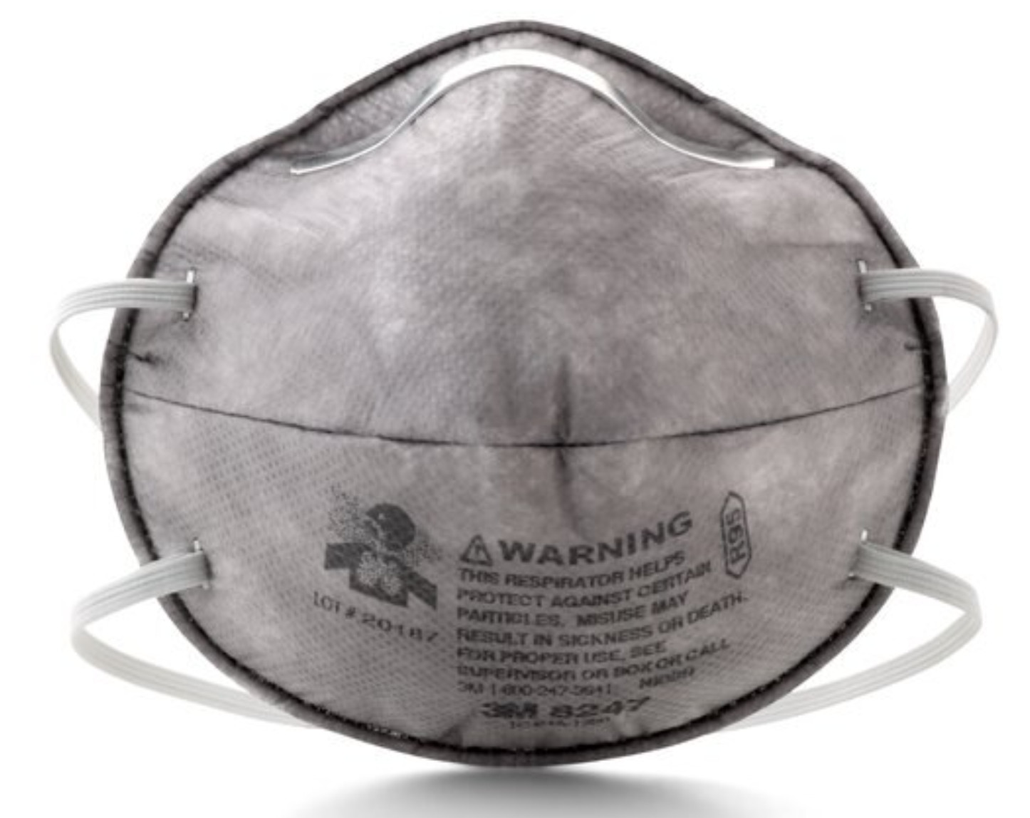 3M™ Aura 8247 R95 Particulate Respirator Disposable Protective Mask N95 NIOSH
