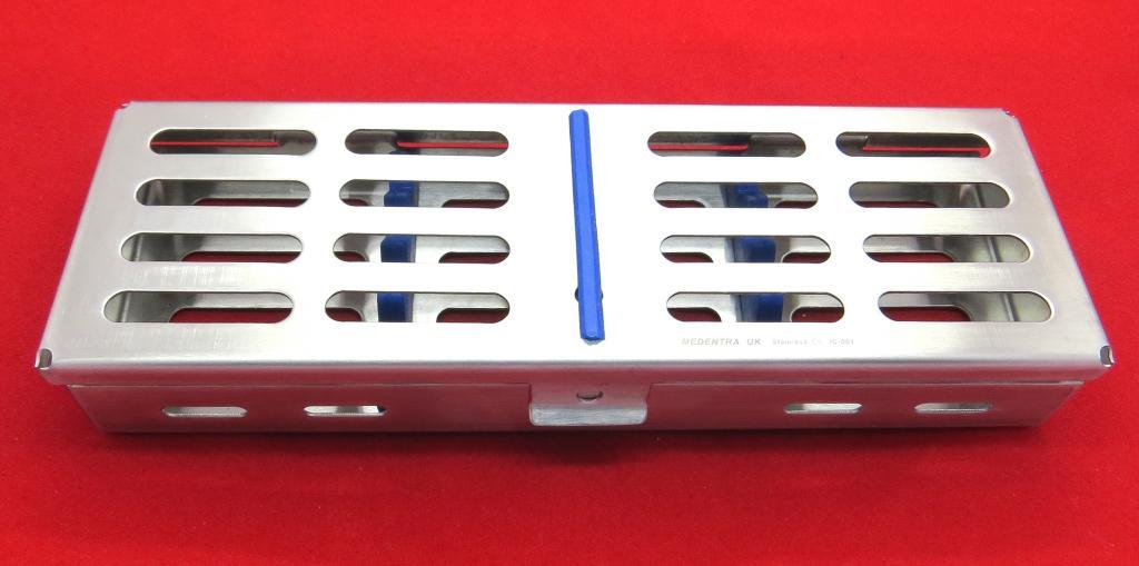 3× Surgical Sterilization Cassette for 7 Dental Lab Stainless Steel Instruments