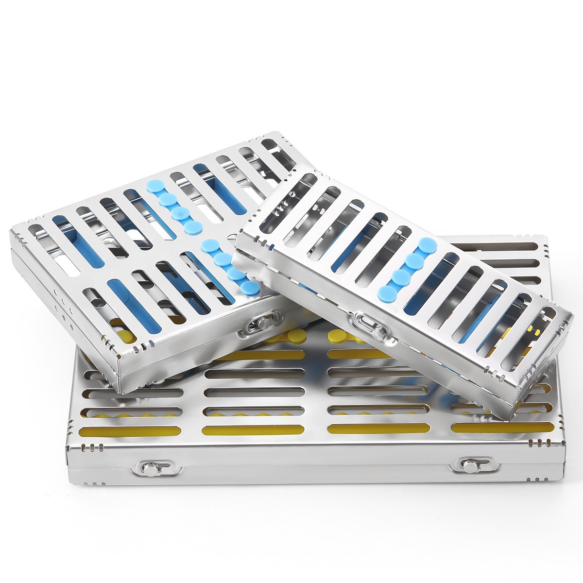 Dental Sterilization Cassette Rack Autoclavable Stainless Steel 135°C 5/10/20