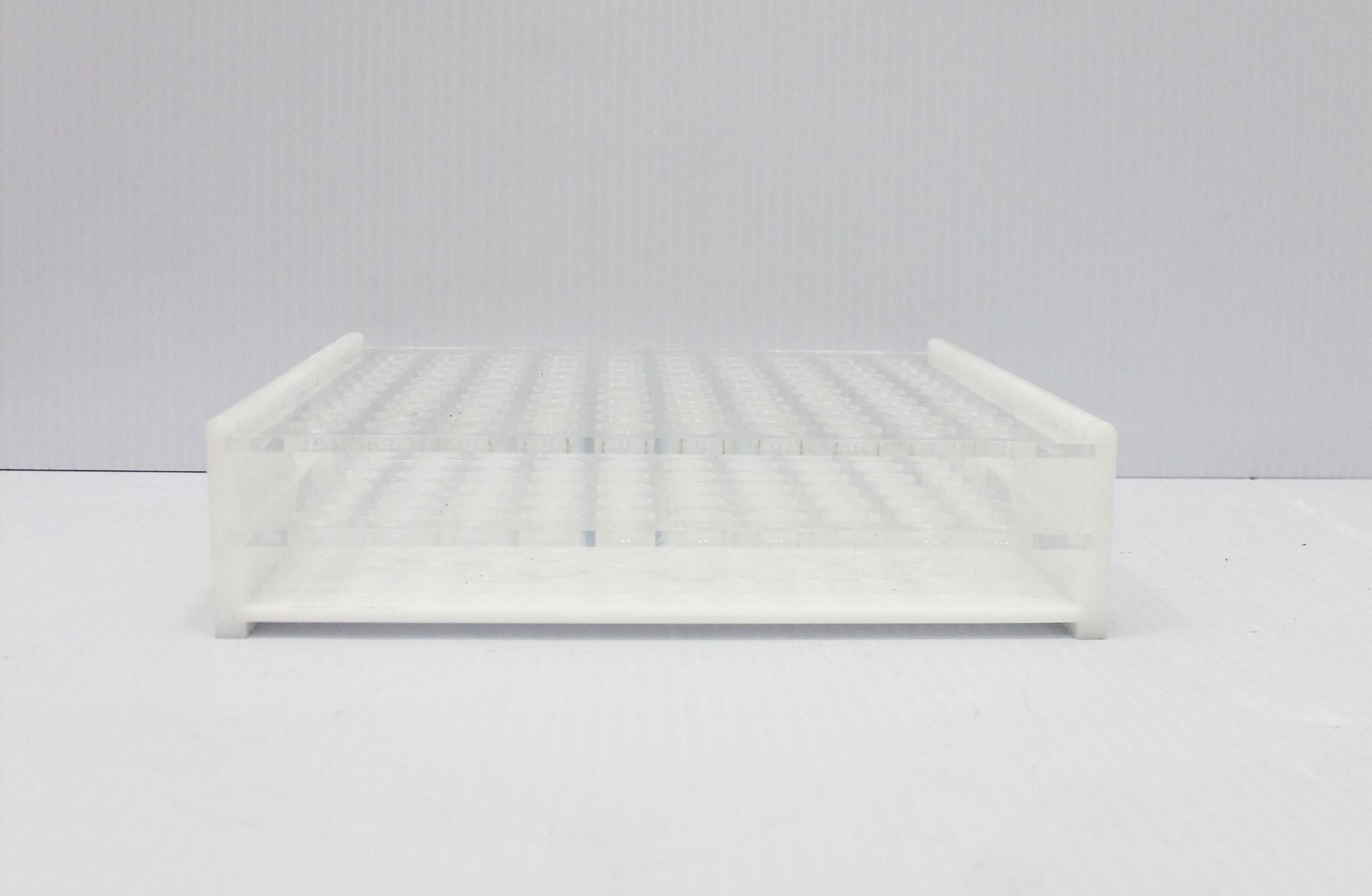N/A Clear Acrylic 100 Place Test Tube Rack Refrigerator-Freezer Sto (3377112)