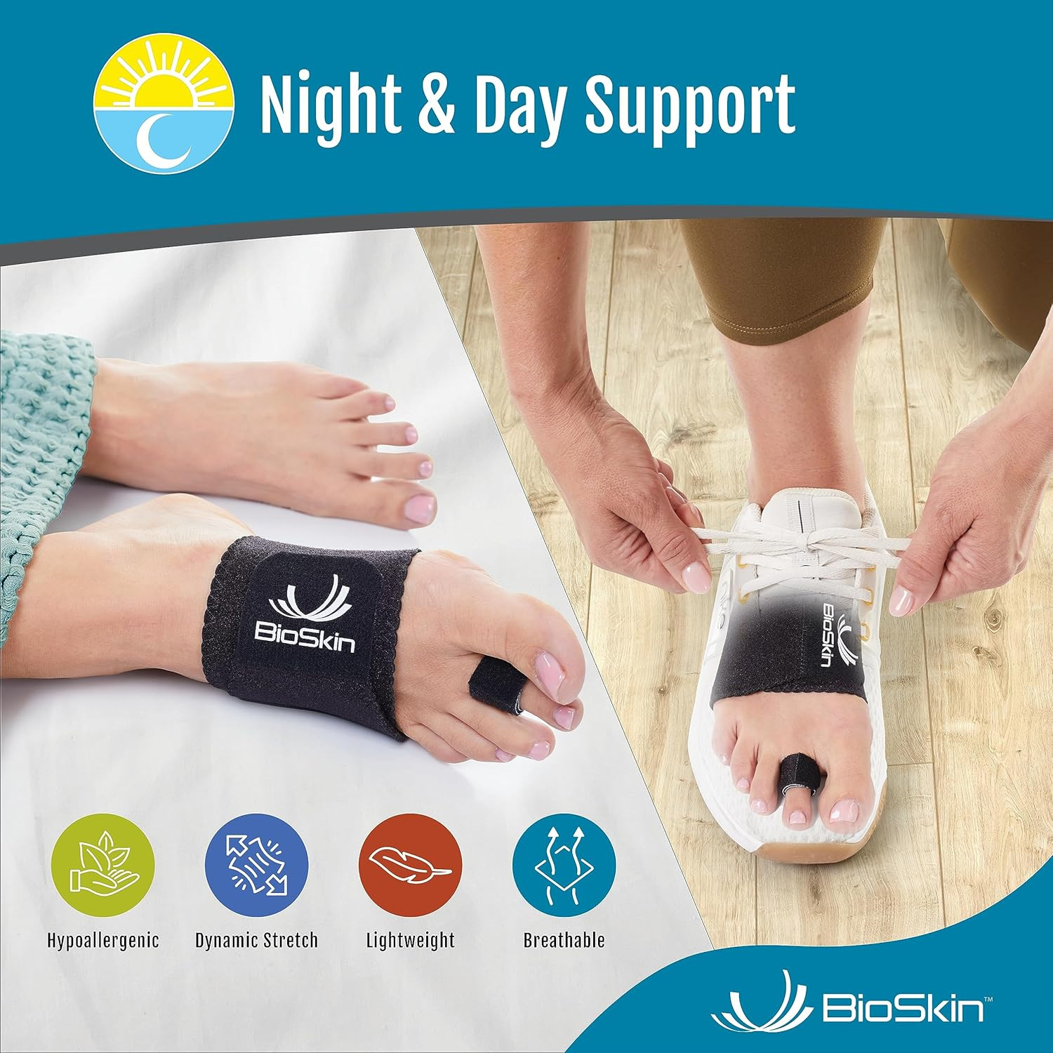 Hammer Toe Straightener – Patented 1 Count (Pack of 1), Black