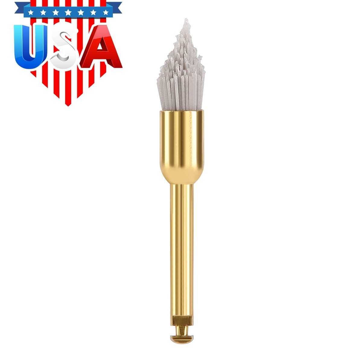 AZDENT Dental Silicon Carbide Aluminium Oxide Polishing Brush Sharp/Flat/Bowl