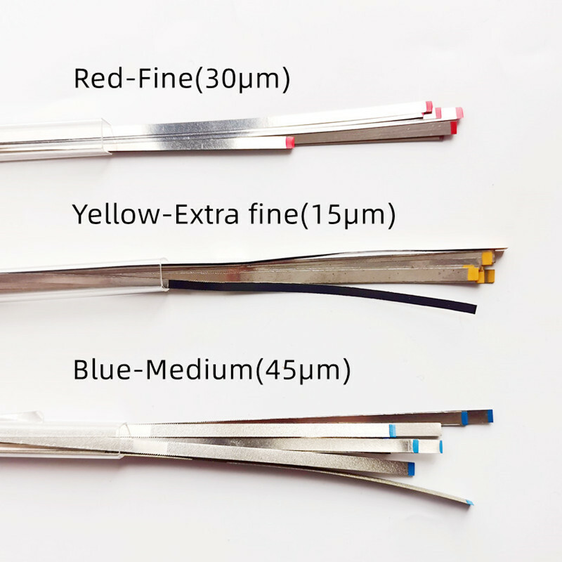 New Dental Single Side Diamond Polishing Finishing Strips Metal Polishing Sands