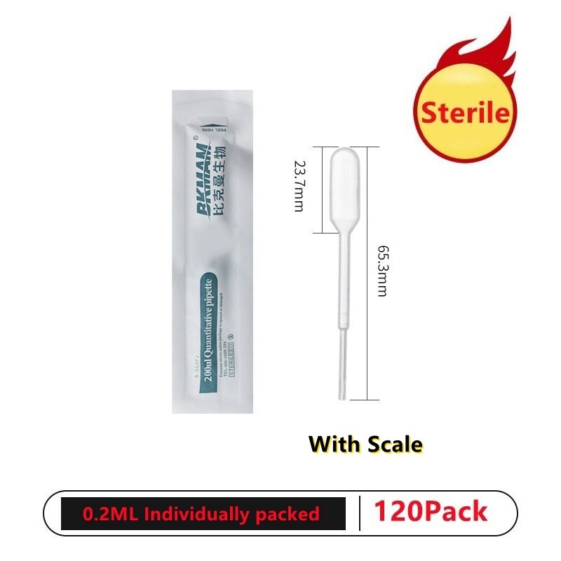 Sterile Individually Packed Plastic Transfer Pipette Dropper 1/2/3/5/10ml Multi