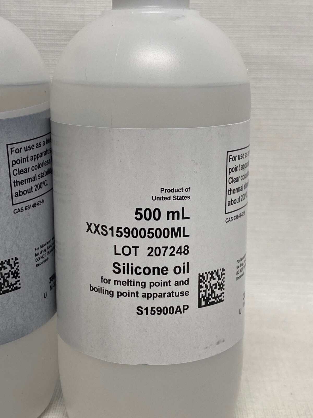 (4) THERMO SCIENTIFIC Laboratory 500mL Silicone Oil for Oil Baths S159-500