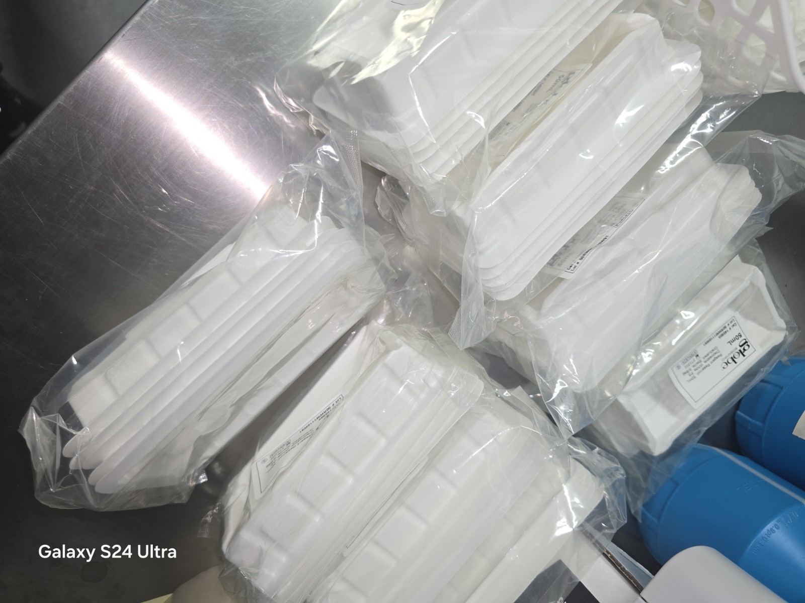 Globe Scientific 50mL Sterile Reagent Reservoirs – 40 Pack/ 200 pcs– Cat #140505