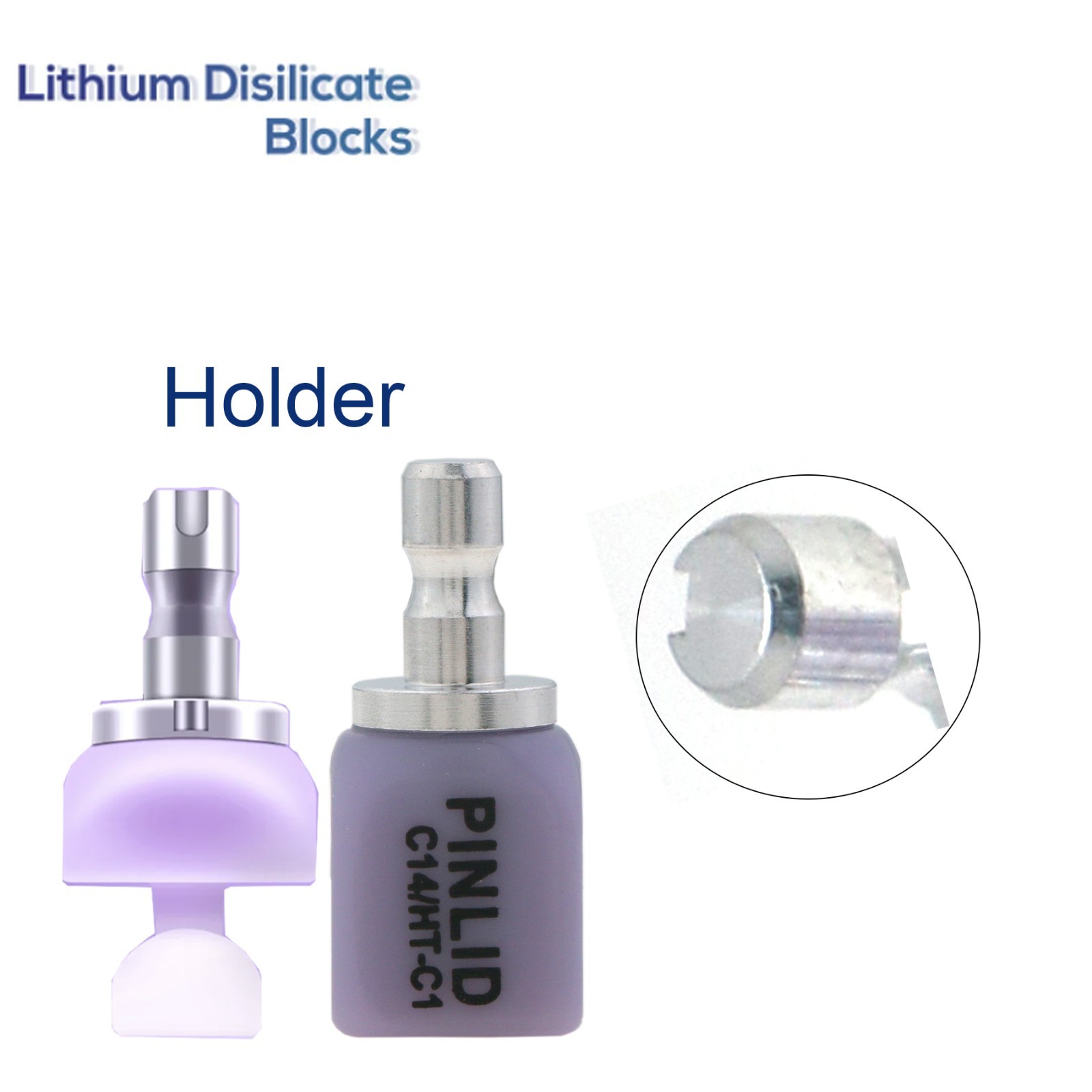 C14 Glass Ceramic Blocks HT/LT Lithium Disilicate CAD/CAM Cerec Blocks 5Pcs/Box
