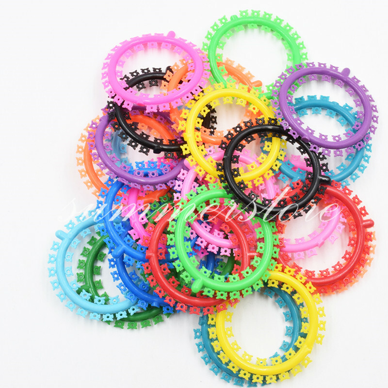 1000 Pcs/Pack Dental Orthodontic Elastic Rubber Mickey/Flower/Kitty Ligature Tie