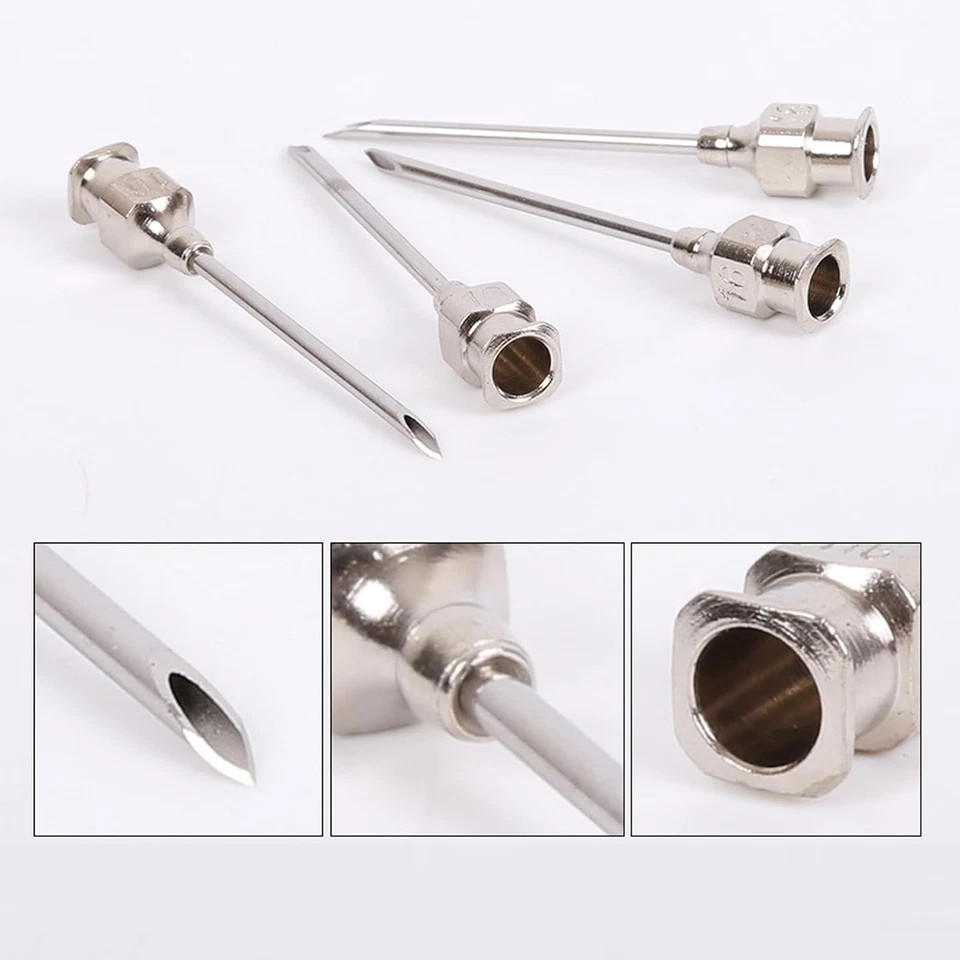 10 Pcs Reusable Veterinary Needle Animal/Pet/Livestock Multiple sizes available