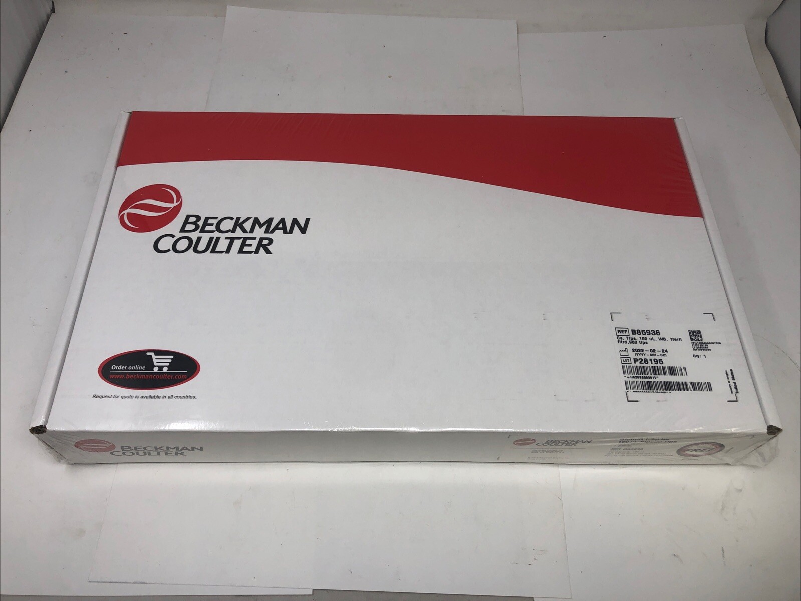 BECKMAN COULTER BIOMEK I-SERIES 190µL PIPETTE TIPS B85936 – NOS