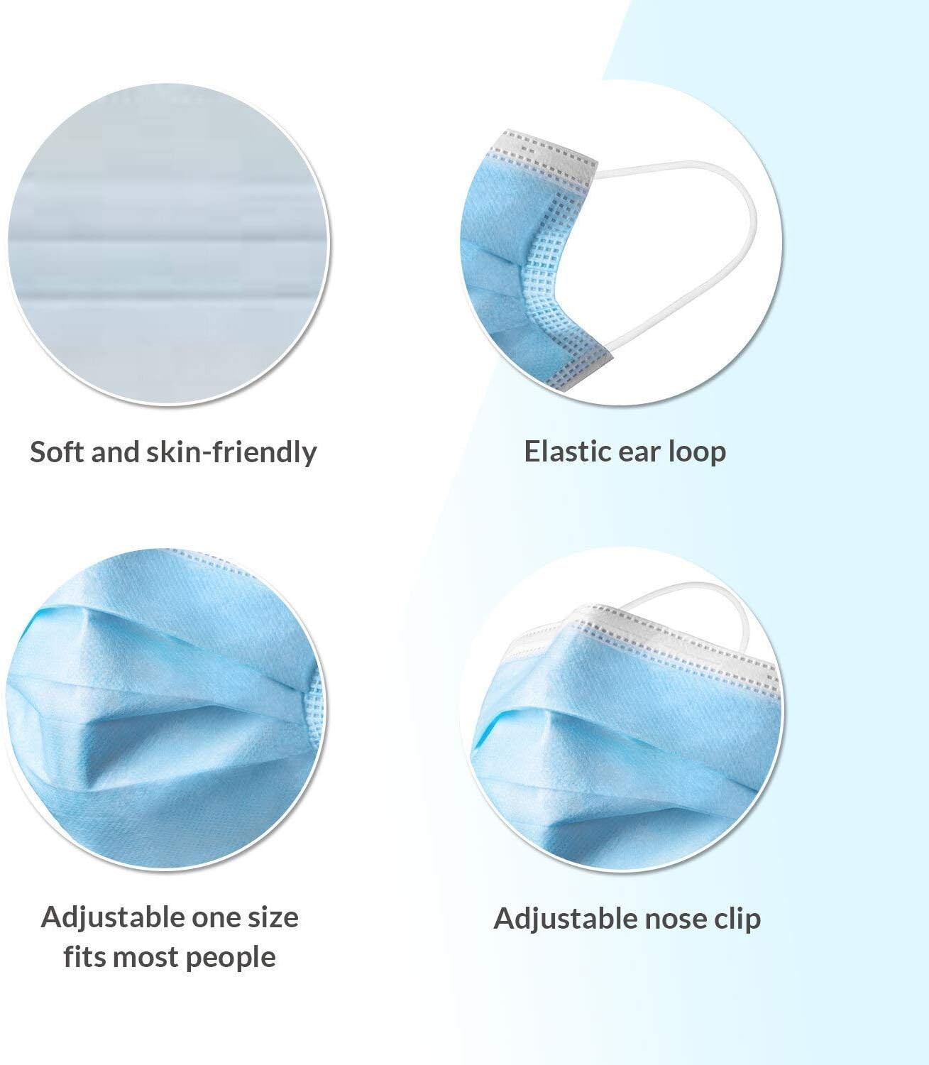 Level 3 Procedure 3Ply Disposable Face Masks – ≥98% Filtration, Fluid Resista…