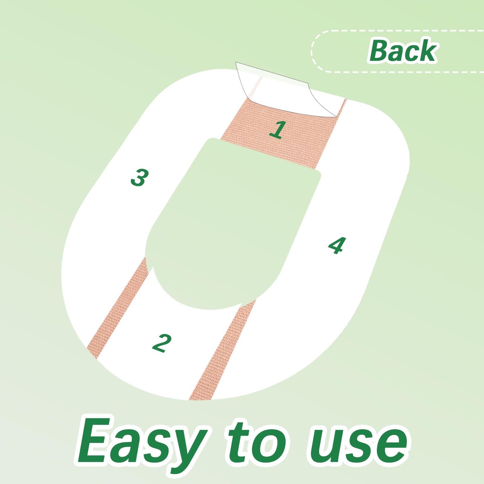 Omnipod 5 Adhesive Patches, 30 Pack Waterproof & Breathable Patches 30, Biege