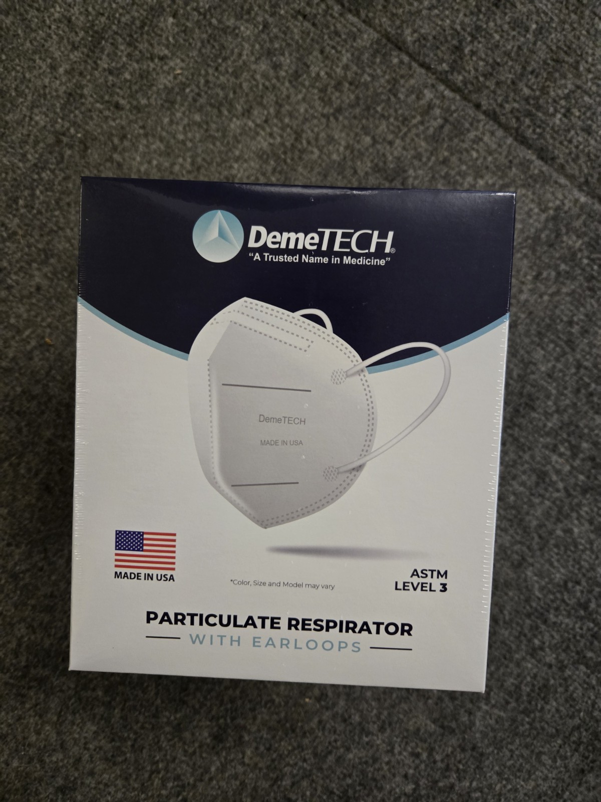20 KIDS DX95 Particulate face mask with ear loops, Child Size, XS ASTM Level 3