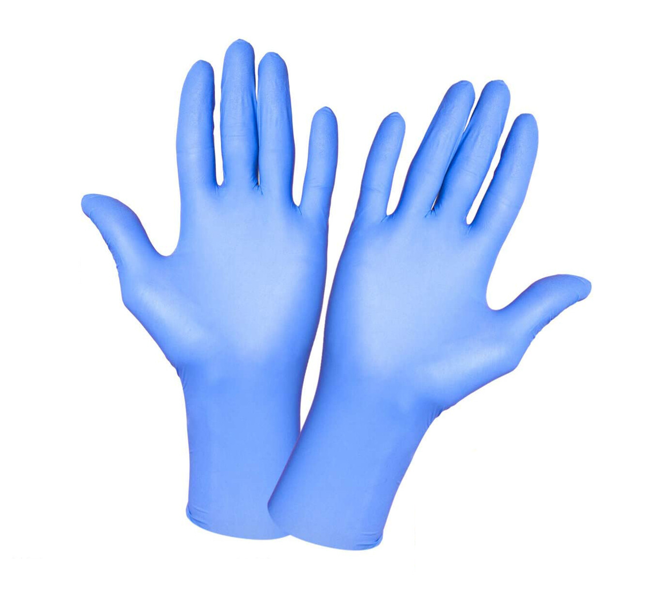1000PCS Basic Blue Vinyl Synmax Exam Gloves M-SIZE