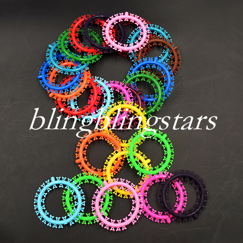 1000 Pcs/Pack Dental Orthodontic Cartoon Ligature Ties Kitty/Flower/Cat 3 Sizes