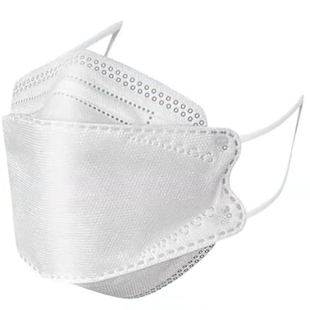 50/100 Pcs White KF94 Protective 4 Layer Face Mask Disposable Adult Face Cover