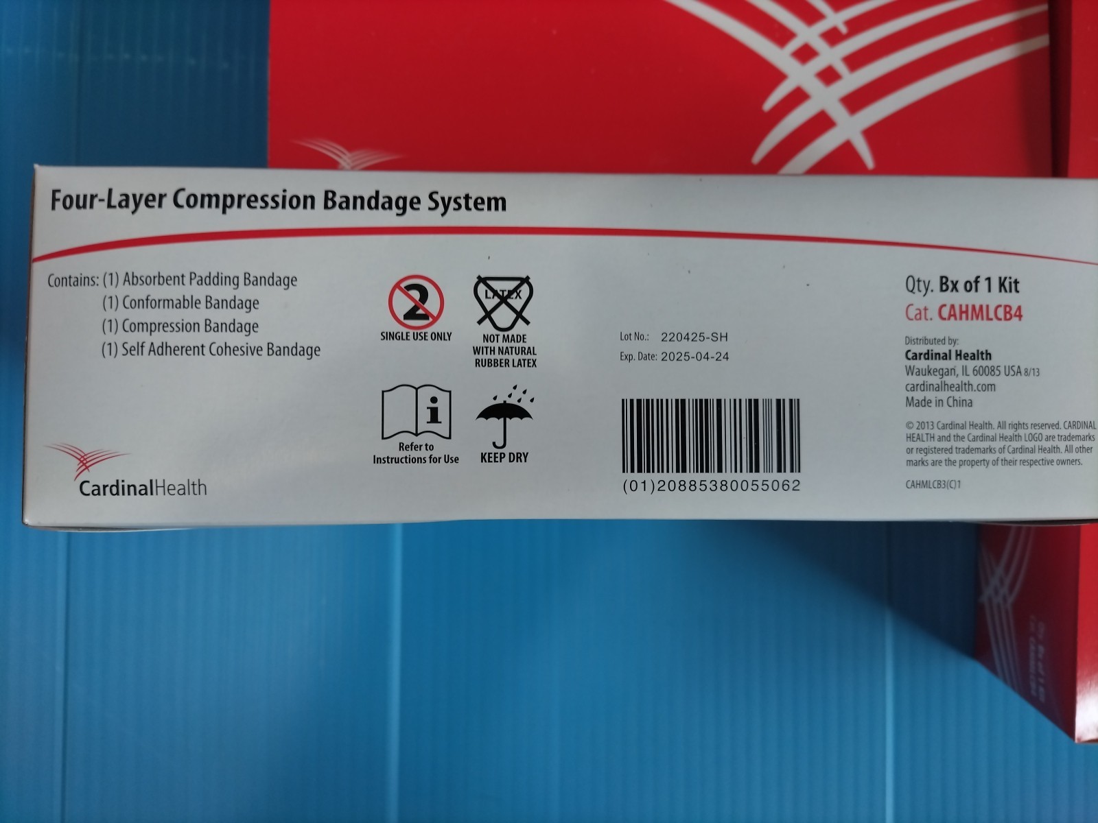 11 x Cardinal 4-Layer Compression Bandage System #CAHMLCB4 profore fourflex