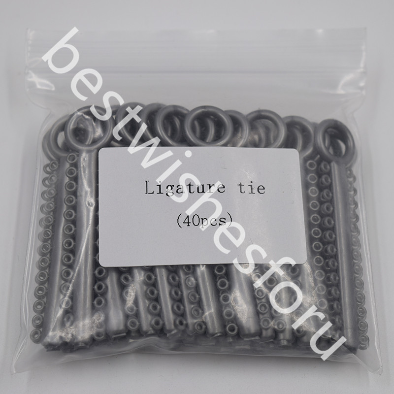 1040 Pcs Dental Ligature Ties Orthodontics Elastic Rubber Bands Multi 36 Colors