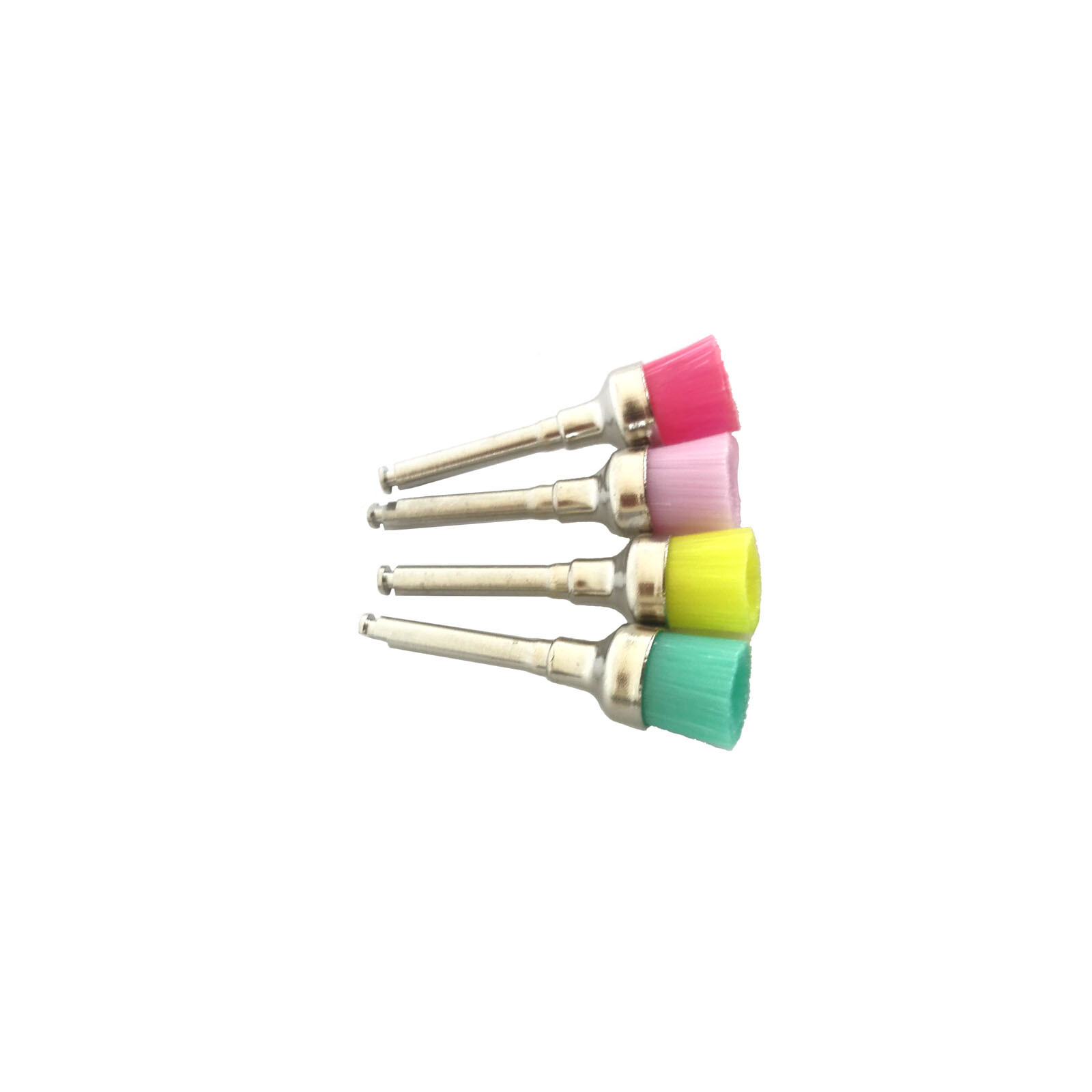 Dental Multi-color Nylon Latch Flat Bowl Buffing Polisher Prophy Cup Bolt Brush